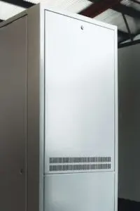 Powder coated metal parts