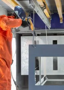 Sandblasting booth